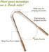 Ayurvedic Copper Tongue Cleaner | Tongue Scraper for Healthy Oral Health Suitable for Adults & Kids (Pack of 1)...