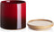 Sweejar Ceramic Food Storage Jar, Stackable Kitchen Canisters, Containers with Airtight Seal Wooden Lid for Serving Ground Coffee, Tea, Sugar, Sal...