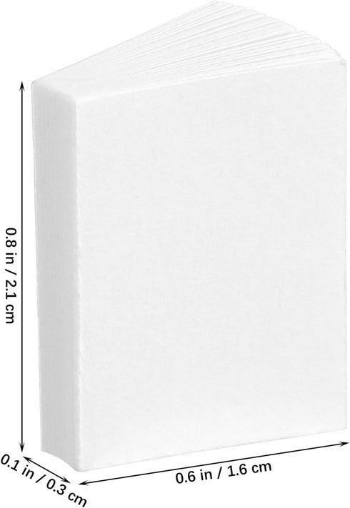 Gadpiparty 50 Pcs Miniatures Blank Books Dollhouse Books 1:12 Scale Mini Books Dollhouse Model Decoration Pretend Play Supplies Doll House Books (...