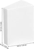 Gadpiparty 50 Pcs Miniatures Blank Books Dollhouse Books 1:12 Scale Mini Books Dollhouse Model Decoration Pretend Play Supplies Doll House Books (...