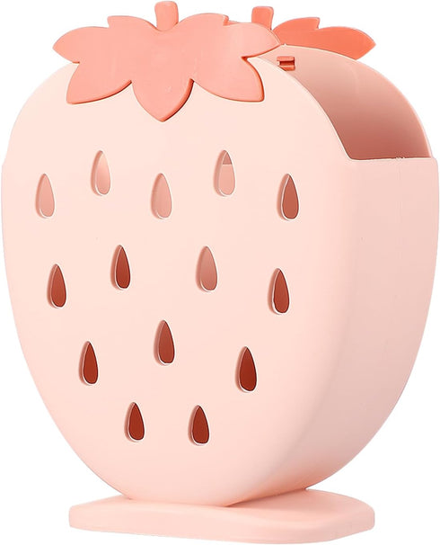 Hemoton Cutlery Utensil Drying Rack,Strawberry Shaped Chopsticks Basket,Flatware Storage Basket,Spoon Fork Organizer for Kitchen Drying Rack,Count...