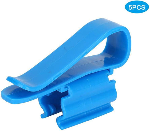 5Pcs/Set Fish Tank Hose Holder Plastic Fish Tank Water Pipe Clamp Fish Tank Water Clip For Fish Tank And Aquarium(blue)...