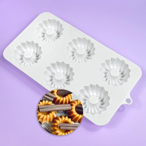 Silicone Mold Savarin Chocolate Molds Star Mountain Mousse Cake Mold DIY Bakeware Molds (A_8.88x4.68x0.8 inch)...