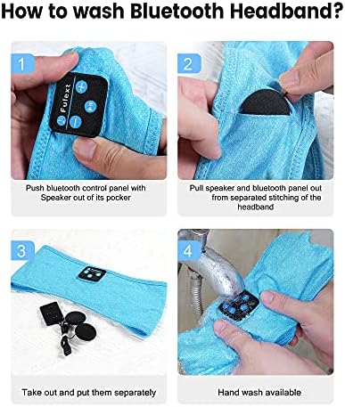 Headband Headphones, Sleep Headphones Bluetooth Sleeping Headband Wireless Sleeping Headphones Sleep Headband,Soft Headphone Headband for Side Sle...