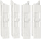Tilt Latch Pairs White Plastic Construction Snap-In Latch Pairs Spring Loaded Sliding Window Tilt Latch for Home Window Accessories (4)...
