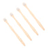 Small Toothbrush Dental 4pcs Bamboo Brush Oral Bad Breath Brush Deep Cleaning Tool for Men Women Adults Oral Stainless Steel...