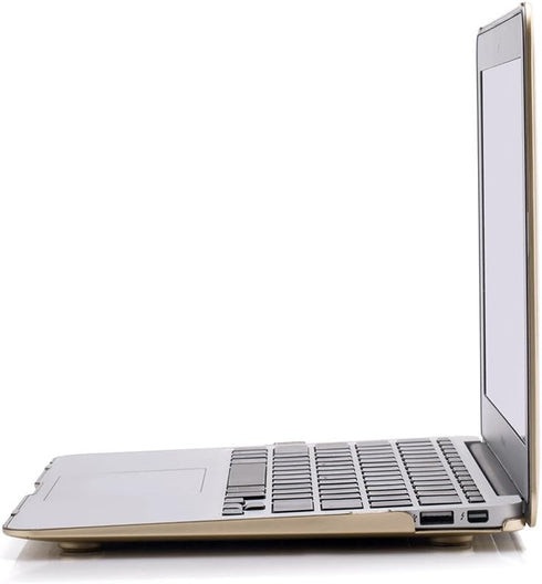 RUBAN Case Compatible with MacBook Air 11 Inch Release (A1370/A1465), Plastic Hard Case Cover for MacBook Air 11 Inch, Gold...