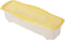 Microwave Pasta Cooker with Strainer, Pasta Cooker with Lid, Noodle, Microwave, Yellow...