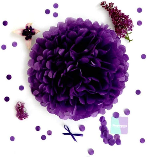 Purple Gold Baby Shower Decorations Qian's Party Purple and Gold Princess Birthday Party Decorations Purple Princess Baby Shower Confetti Purple &...