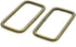 10pcs Metal Wire Formed Rectangle Ring Belt Loop Bra Buckle Package Accessories (Antique Brass, 1-1/2''(38mm))...