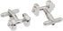 Dumbbell Cufflinks Barbell Weight Lifting Trainer Cross Fit Cuff Links...