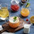 CHOOLD Creative Embossed Stripe Clear Crystal Glass Creamer Jug for Kitchen (4/5.5/9/12oz)...