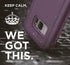 ENCASED Galaxy S8 Case Purple Rebel Series Impact Armor (Samsung S8) Deep Purple...