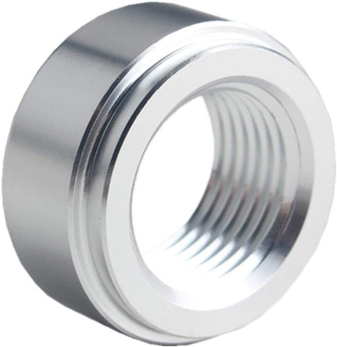DEWHEL Pair 3/8" NPT Pipe Thread Aluminum Weld On Fitting Bung (Silver)...