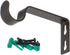 Ivilon Fixed Brackets for Curtain Rods - for 7/8 or 1 Inch Rods. Set of 2 - Antique Black...