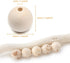 R.FLOWER Natural Wood Beads Round Ball Wooden Loose Beads Unfinished Wood Spacer Beads for Craft-making 200pcs (16mm)...