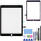 for Black iPad 6 6th Gen 2018 (A1893 A1954) Touch Screen Digitizer Replacement Front Glass Assembly -Includes Camera Holder+PreInstalled Adhesive ...