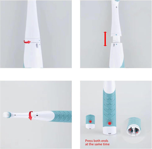 Electric Cleaning Brush with 4 in 1 Multiple Brush Heads,Indoor Household Cordless Motorized Brush for Bathroom Toilet Kitchen Tile Crevice...