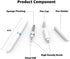 ECP4in1 for Airpod Cleaner Kit Equipped with a Flocked Sponge a Metal Pen Tip 2 High-Density Brush Easy Clean Hard-to-Touch Place Earbud Cleaning ...