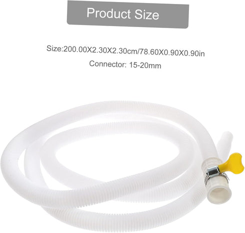 Angoily Air Conditioner Drain Portable Hose Portable Washing Machine Drain Hose for Washer Machine Air Conditioner Drain Kit Washing Machine Hoses...