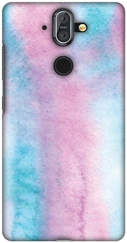 AMZER Slim Fit Handcrafted Designer Printed Snap On Hard Shell Case Back Cover with Screen Cleaning Kit Skin for Nokia 8 Sirocco - Camo Print Blac...