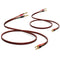 UCINNOVATE 2 Pack High-end Pure Copper HIFI OFC Speaker Wire Cable with Banana Plug, 2m Gold-Plated Banana Tip Plugs Male to Male 600 Strand 14 AW...