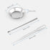 DIYESMART 12pcs Paint Tray, 2pcs Paint Stirrer and 10pcs 3ml Pipette Eyedroppers Suit for Airbrush Painting, DIY Art Craft Painting, Model Paintin...