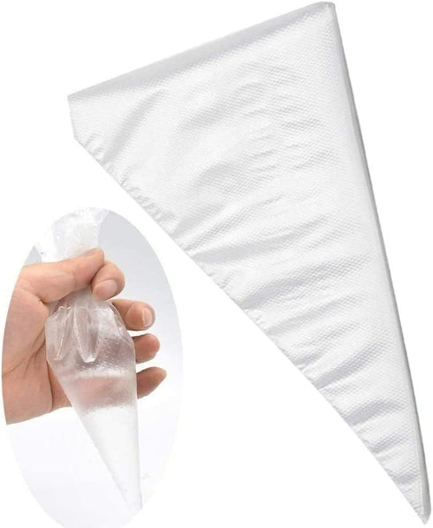 100Pcs White Disposable Pastry Bags Cupcake Piping Cream Chocolate Decorating,Decorating Tools,Bakeware...