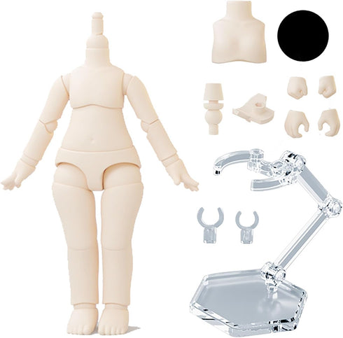 YMY OB11 Doll Body Normal Size GSC BJD Doll Body Joint Movable Doll Model Action Figure ?Milky White-9.6cm?...