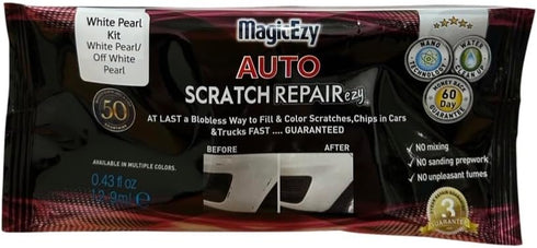 MagicEzy Auto Scratch RepairEzy - (White Pearl) Auto Touch Up Paint for Car Scratch | All Makes and Models...