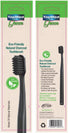 BLACK HANDLE CHARCOAL TOOTHBRUSH CHARCOAL SOFT BRISTLES,PLA BLACK HANDLE Silver HOT STAMPING LOGO...