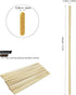 Worown 60 Pcs 15.7 Inch Strong Natural Bamboo Sticks, Wood Craft Sticks, Extra Long Sticks, 9.5 mm Width Wood Strips for Craft Projects...