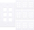 10-Pack 6 Port Keystone Wall Plate, Hexa Gang White Jack Insert for Ethernet, Coax, HDMI – Standard Size WallPlate Cover for Home & Office...