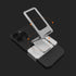 New Upgraded Back Clip Type 360 Folding Bracket, Back Clip Foldable Phone Holder, Metal Multi-Angle for Phone Back Grip Compatible with All Types ...