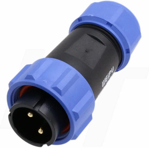 AC200MAX AC300 EP500 RV 2 Pin Aviation Circular Connector 12V 30A Power for BLUETTI DC Output Waterproof IP68 4-12mm Cable Plug Male Contact...
