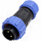 AC200MAX AC300 EP500 RV 2 Pin Aviation Circular Connector 12V 30A Power for BLUETTI DC Output Waterproof IP68 4-12mm Cable Plug Male Contact...