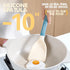 Silicone Mini Spatula Flexible Beveled Turner with Stainless Steel Inner Core and Nylon Handle Heat Resistant Cooking Utensils Set...