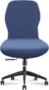 Velvet Stretch Armless Office Chair Covers - Colorful Stretch Slipcover for Desk Chairs (Navy)...