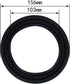 Fielect 6.5 Inch Speaker Rubber Edge Surround Rings Replacement Parts for Speaker Repair or DIY 2pcs...