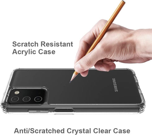 Sucnakp for Galaxy A03S Case Samsung A03S Case Premium Clear Back Panel + TPU Bumper Cover for Samsung Galaxy A03S US Version?YKL Clear?...