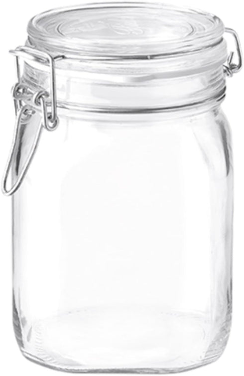 Bormioli Rocco Fido Clear Jar, 33-3/4-Ounce...