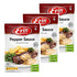 Erin Pepper Sauce 3 pack, Irish Peppercorn Sauce, 23g per bag...