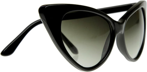 zeroUV Super Cateyes Vintage Inspired Fashion Mod Chic High Pointed Cat-Eye Sunglasses...