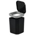 Mini Trash Can, Small Trash Can, 0.5 Gallon Mini Wastebasket Container Bin for Desk, Countertop- Black...