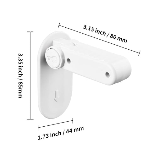 Childproof Door Lever Lock Prevents Toddlers Pets from Opening Doors, No Drill Tool Needed Easy to Instal, Child Safety Locks for Doors, Windows, ...