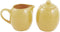Sahara Sand Ceramic Creamer and Sugar Service Set with Lid...