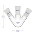 Glass 50ml 3 Neck Round Bottom Flask RBF, with 24/40 Center and Side Standard Taper Outer Joint, 50ml...