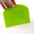Dough Scraper Bench Scraper for Baking - 3 PCs PE Plastic Flexible Bowl Scraper, Sharp Edge & Angles Dough Cutter. Anti-Slip Kitchen Baking Spatul...