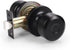 KNOBWELL 1 Pack Passage Door Knob for Hallway or Closet, Matte Black Interior Door Knobs, Non-Locking Door Handle Set Closet Door Knob, Hall & Clo...