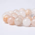 46PCS 8mm Natural Pink Aventurine Gemstone Beads Round Loose Spacer Stone Beads for Jewelry Making DIY Bracelet Necklace Materials 15"...